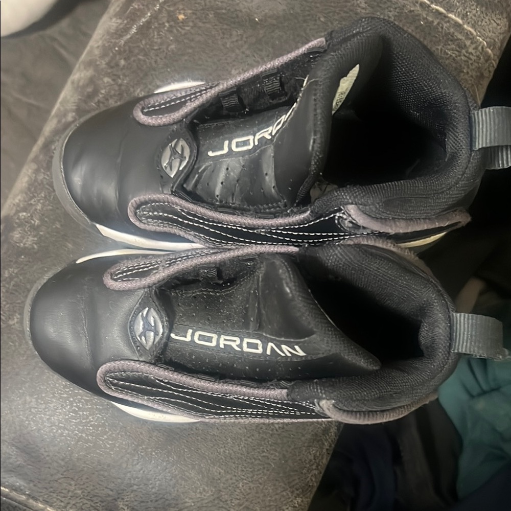 Jordan Black and Gray Sneakers